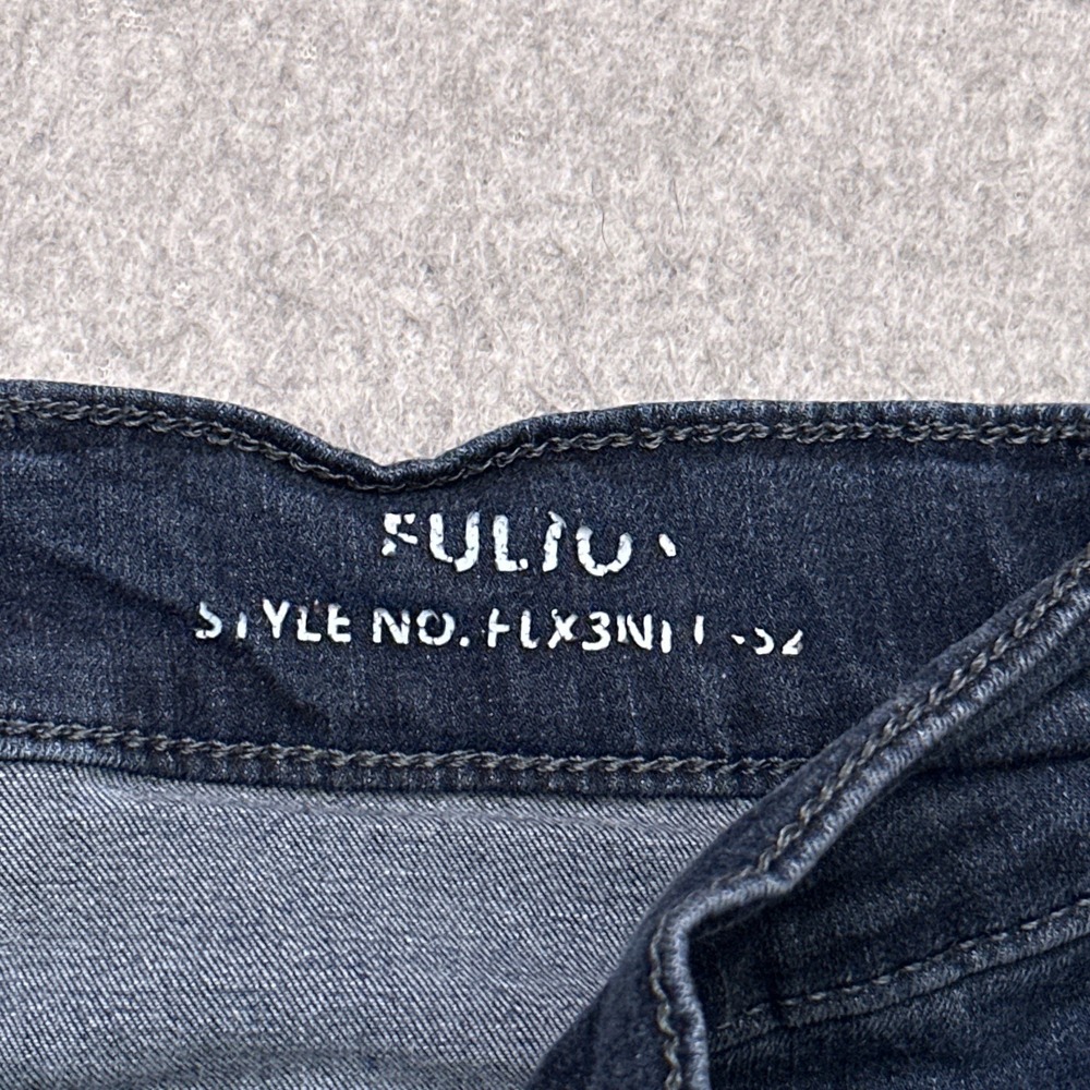 Mugsy Jeans Mens 30x29 Fultons Classic Straight Leg‎ Dark Wash Stretch Preppy - Picture 3 of 9
